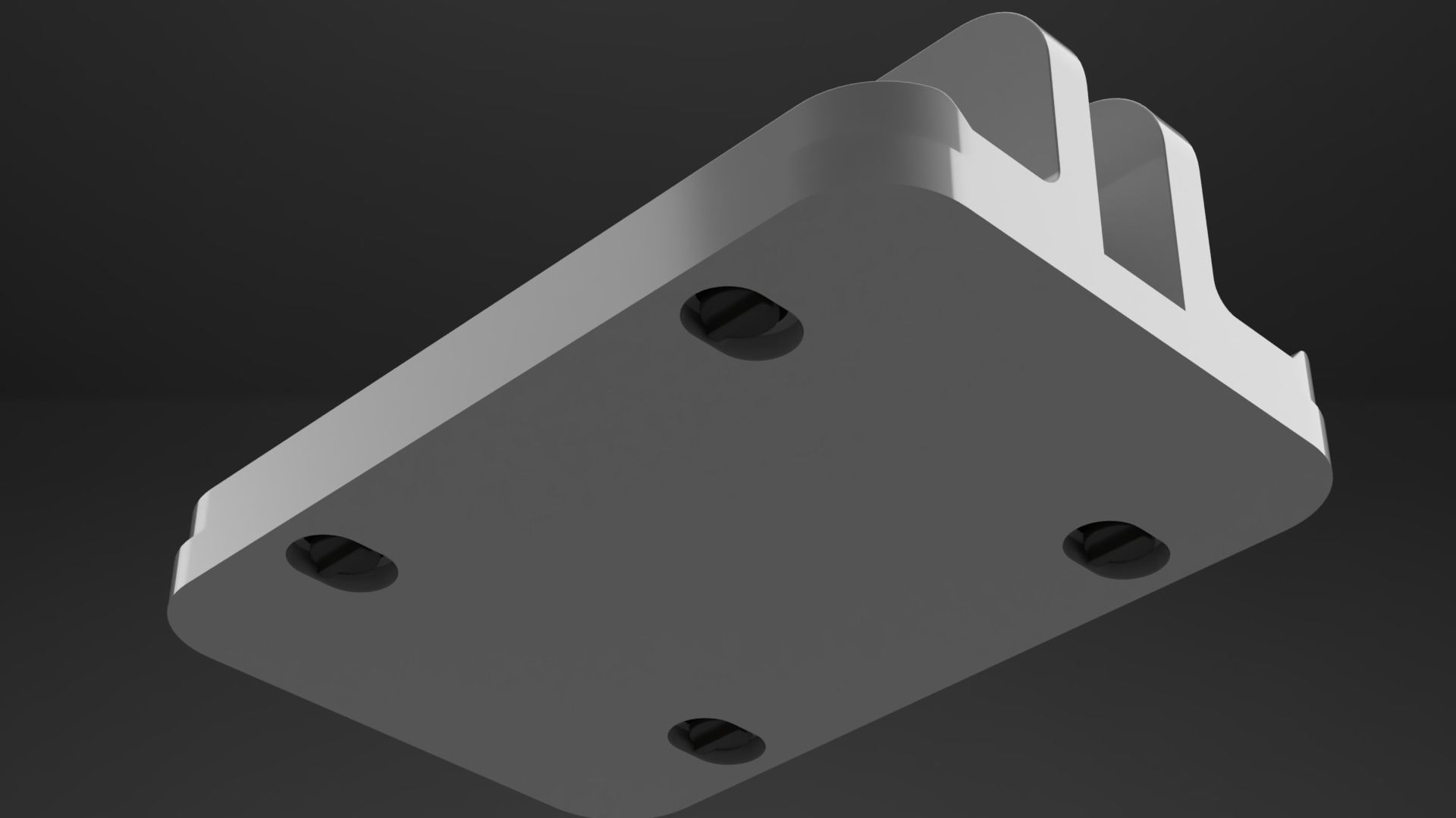 laptop holder  3D print model_1