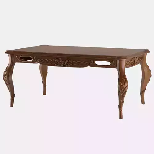 Carved table 7