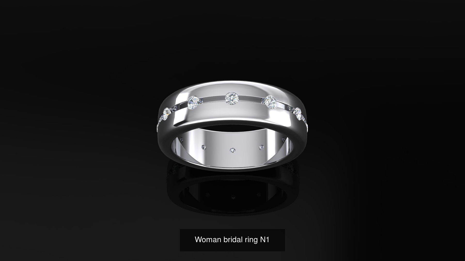 Bridal set N1 3D Model Collection_3