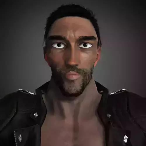 Mafia Cartoon Character Toons Man  Blender Iclone Maya 