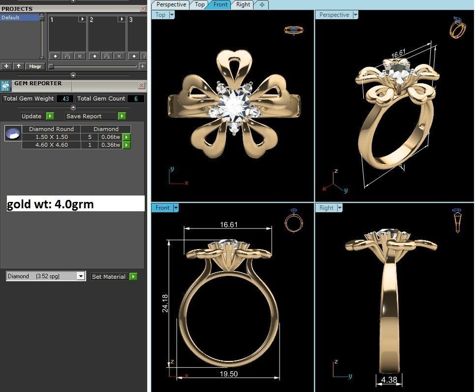 Ring - 7504 3D print model_3