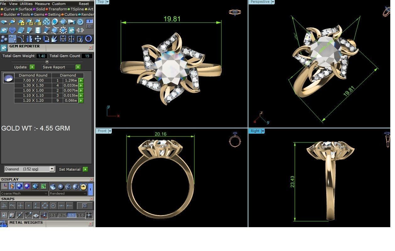 Ring - 8215 3D print model_4