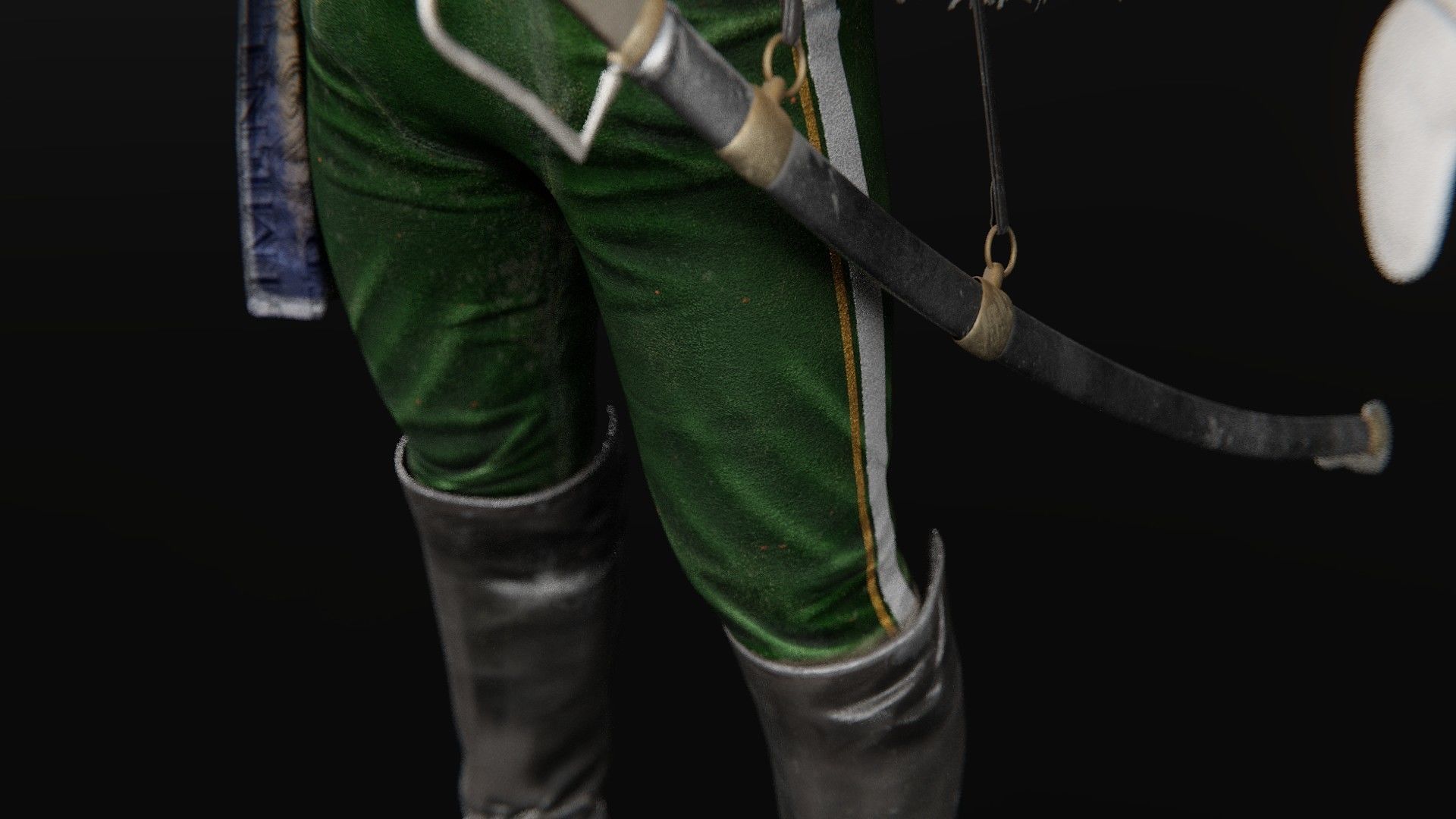 Soldier Napoleon High Rank Officer 3D model_8