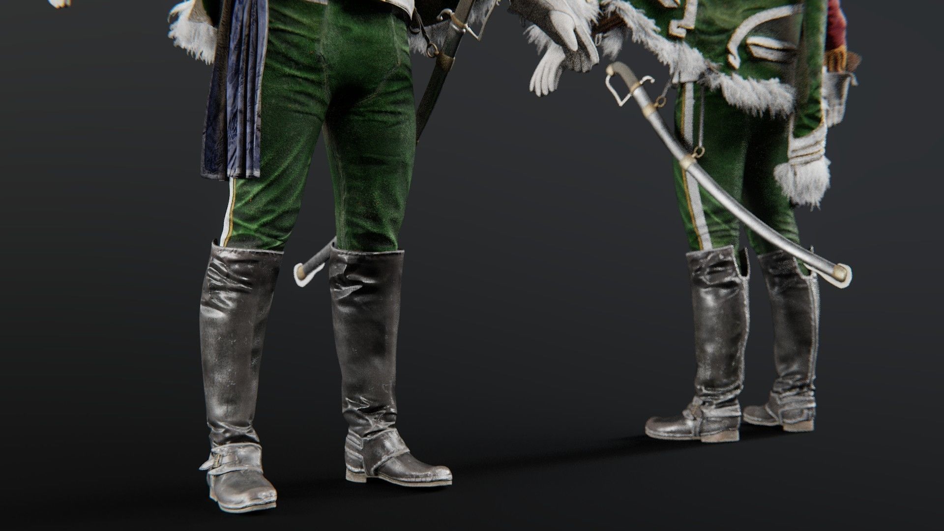 Soldier Napoleon High Rank Officer 3D model_7