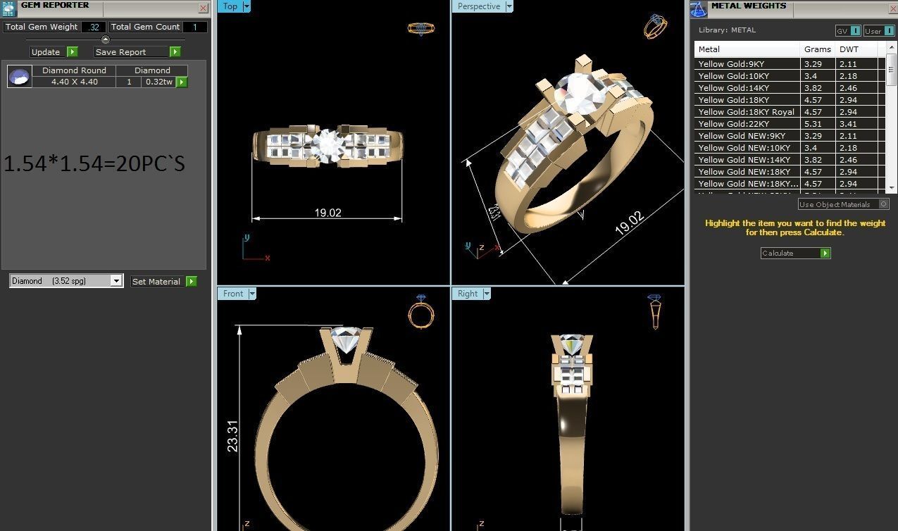 Ring - 3992 3D print model_4