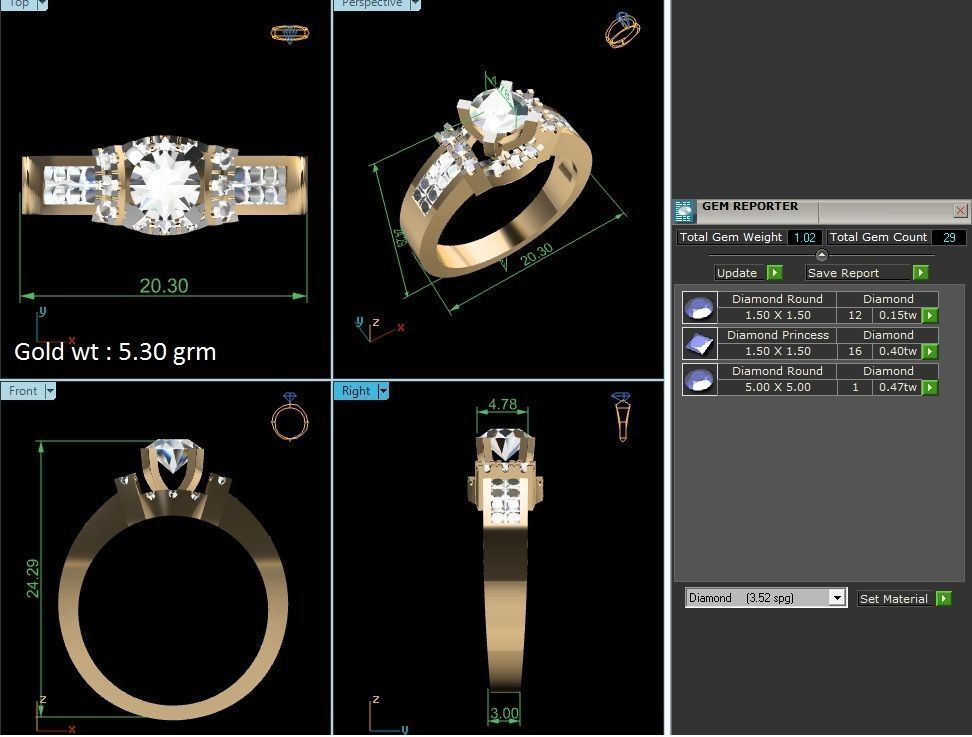 Ring - 3232 3D print model_4