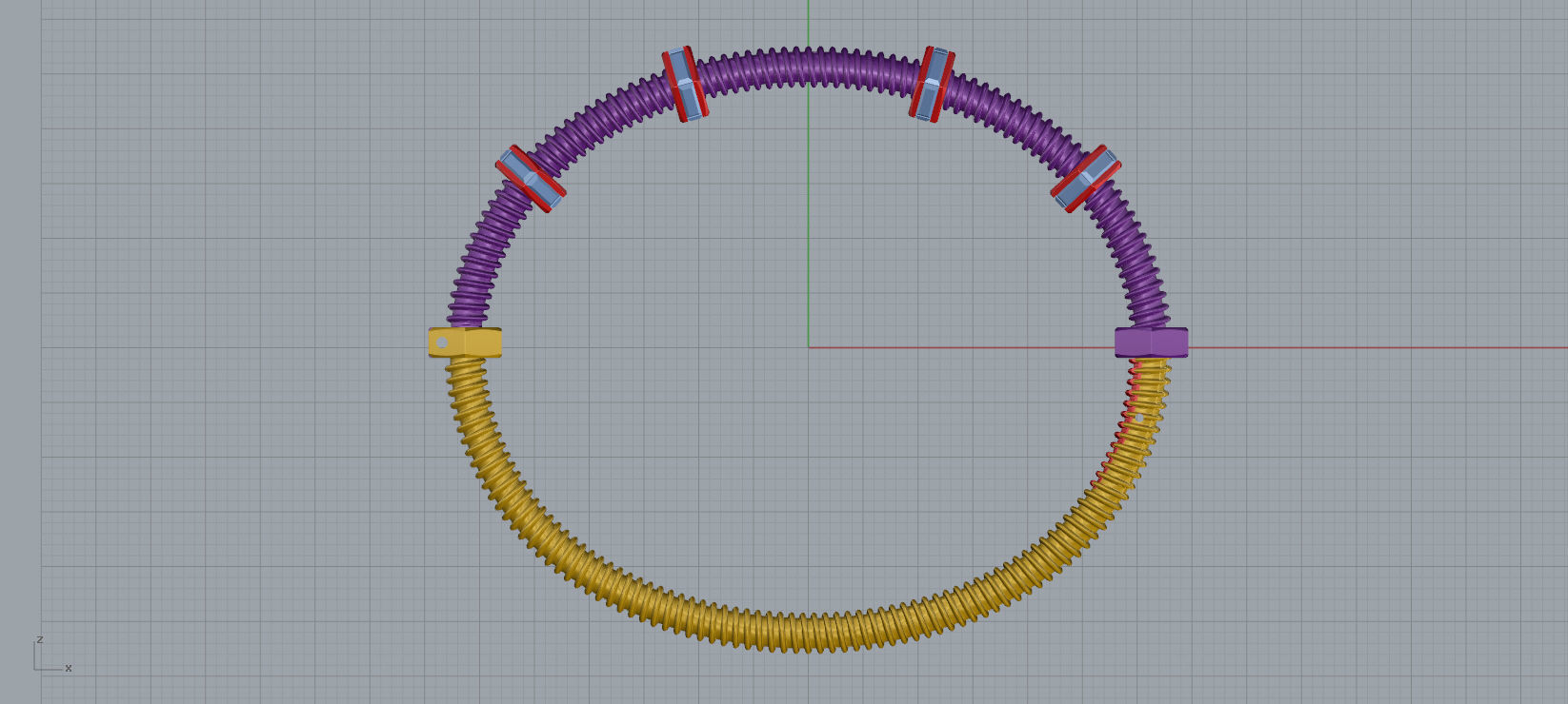 Woman Bracelet  3D print model D39 3D print model 3D print model_17