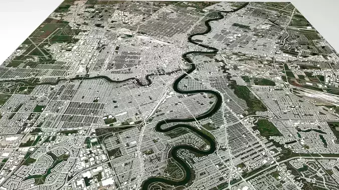 Cityscape Winnipeg Canada