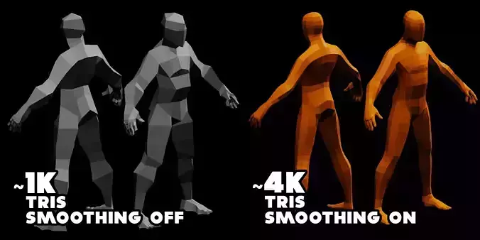 Character Base Mesh Women and Man