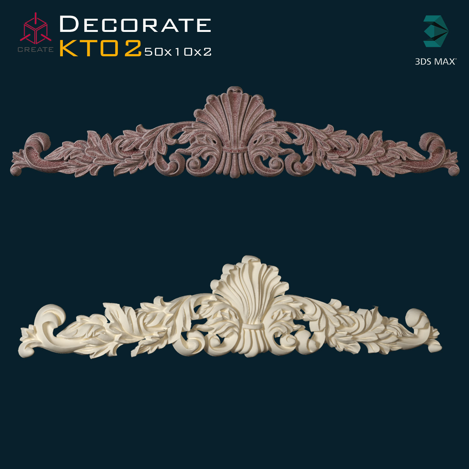 Decoration Ornament KT02 Free 3D model_1