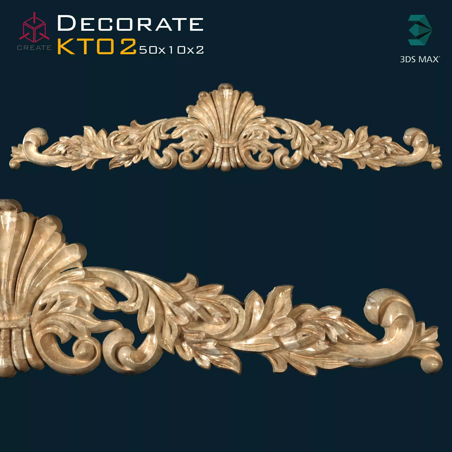 Decoration Ornament KT02 Free 3D model_0