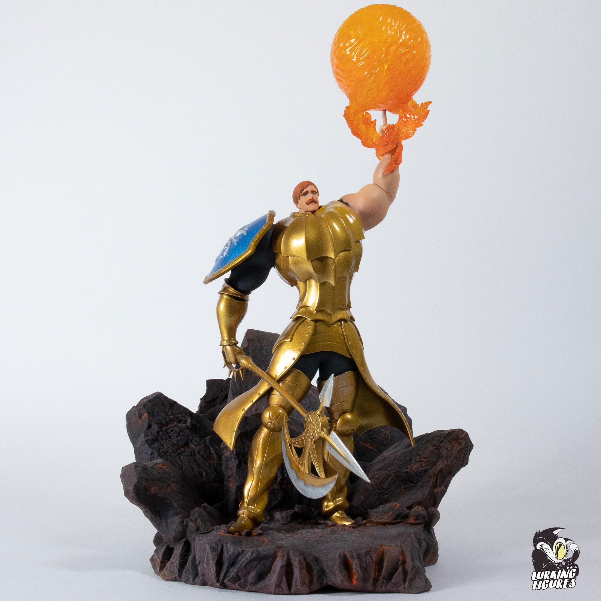 Escanor Statue - Seven deadly sins Anime - Fan art 3D print model_7
