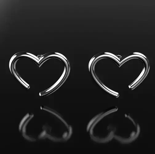 Earrings heart 