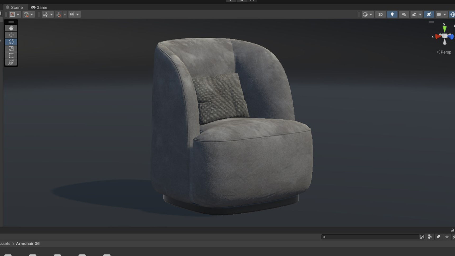 Low Poly LASKASAS Atlanta Low-poly 3D model_2