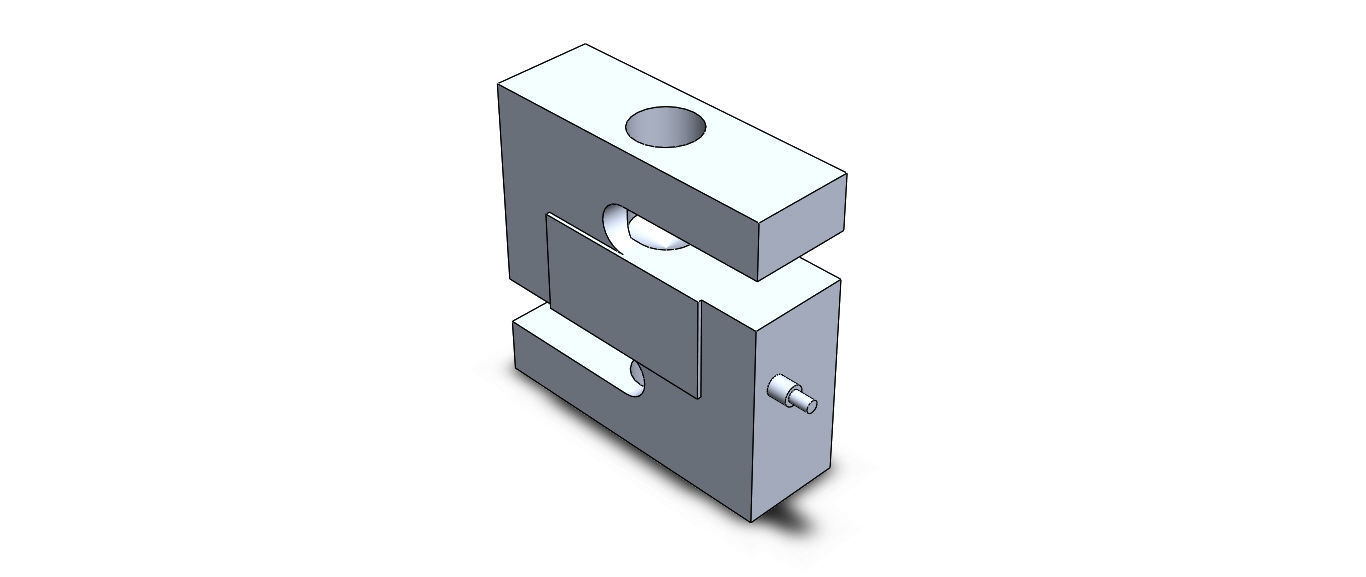 Load Cell Celula de Carga CKS 1000kgf 3D model_1