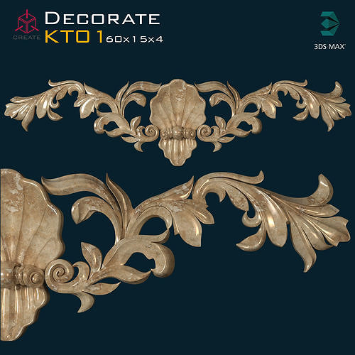 Decoration ornament KT01 3D model