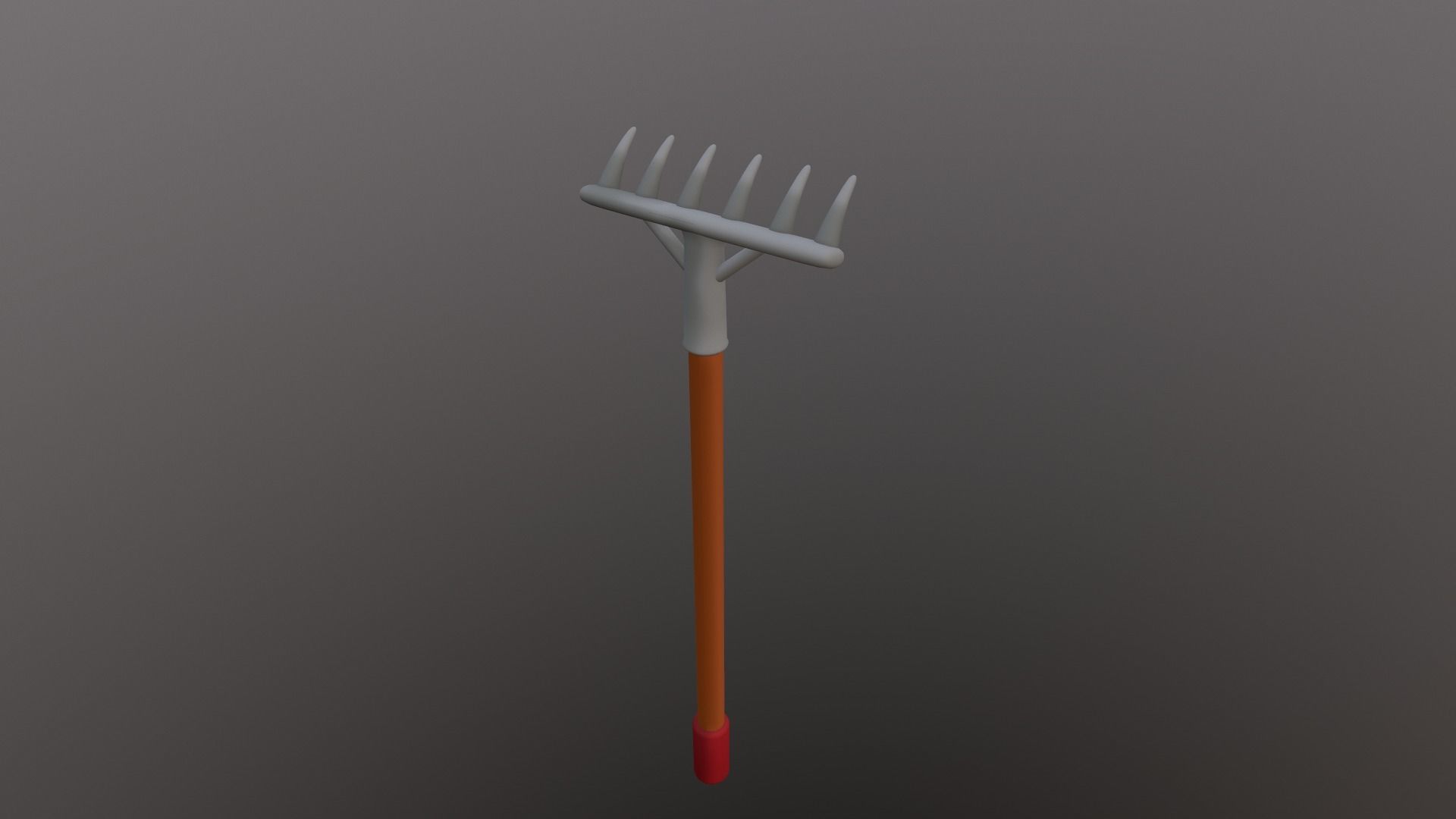 Cartoon Harrow Low-poly 3D model_21