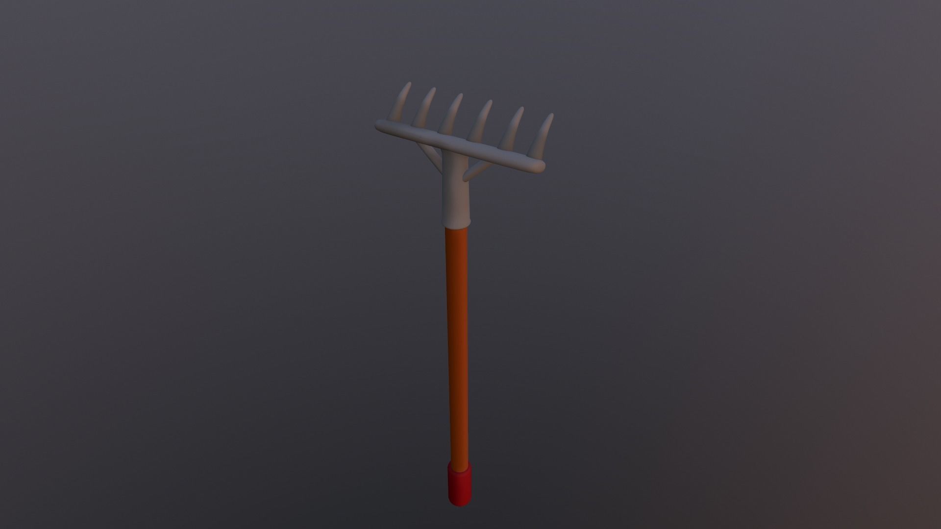 Cartoon Harrow Low-poly 3D model_20