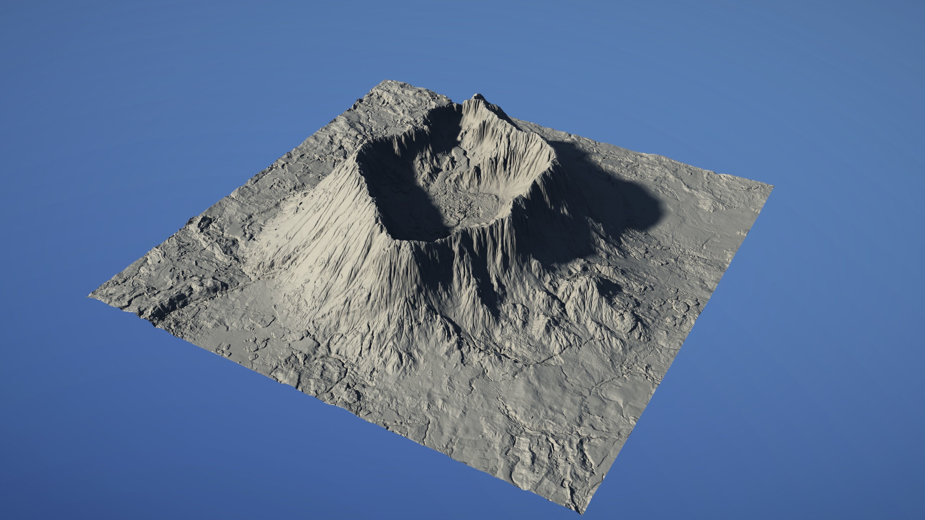 Landscape Environment Volcano 01 3D model_11