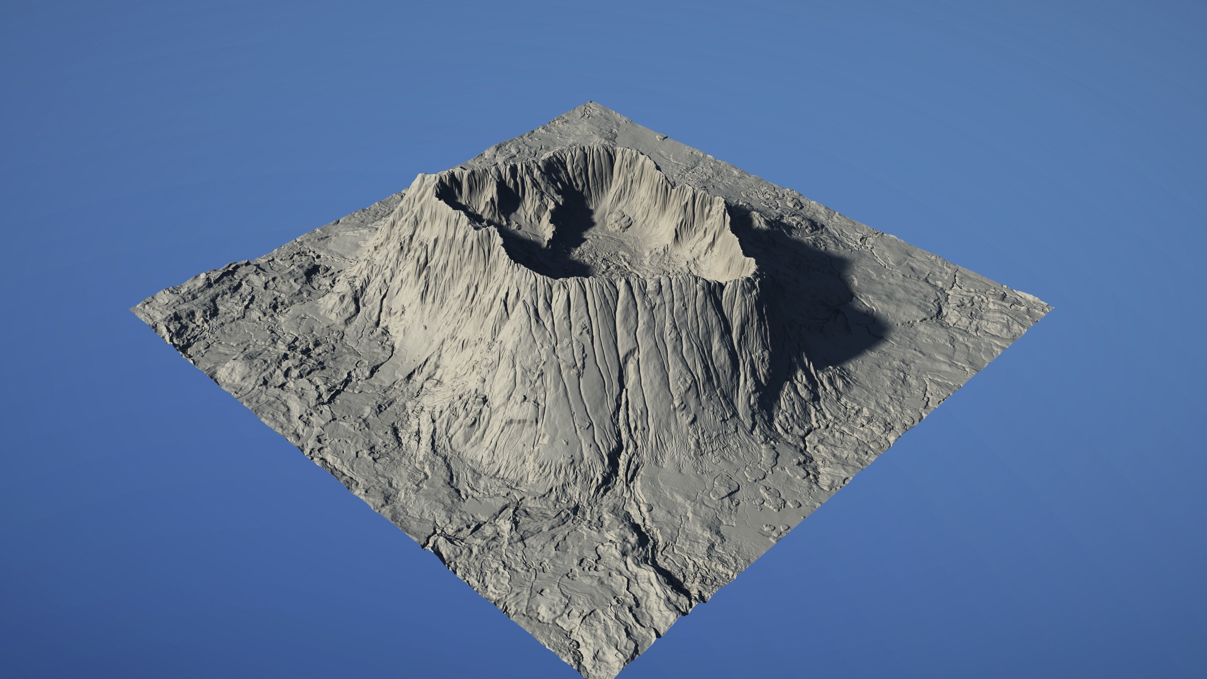 Landscape Environment Volcano 01 3D model_7