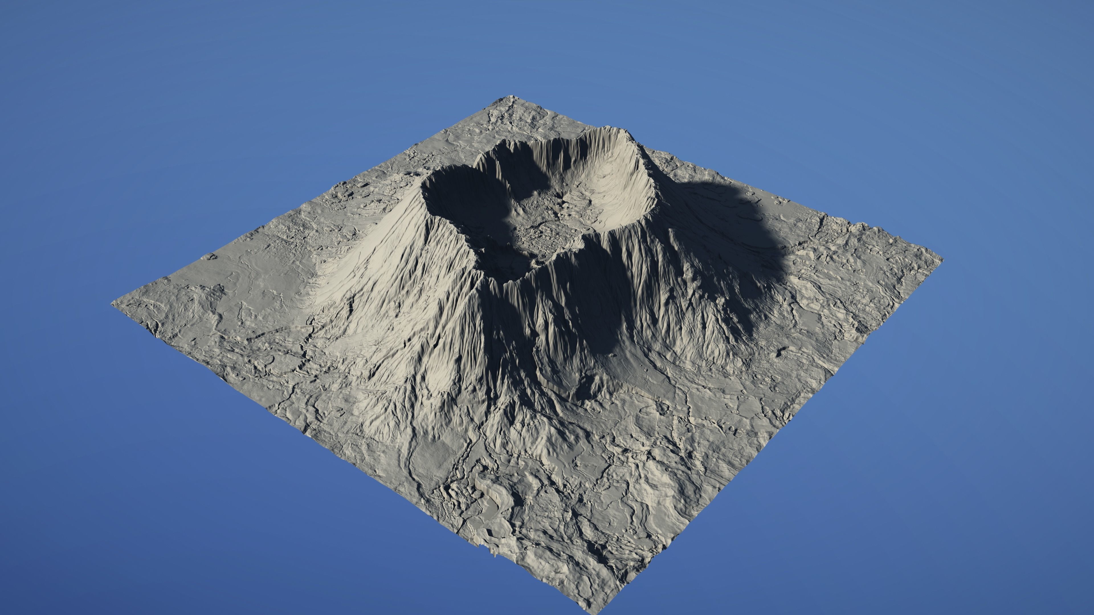 Landscape Environment Volcano 01 3D model_2