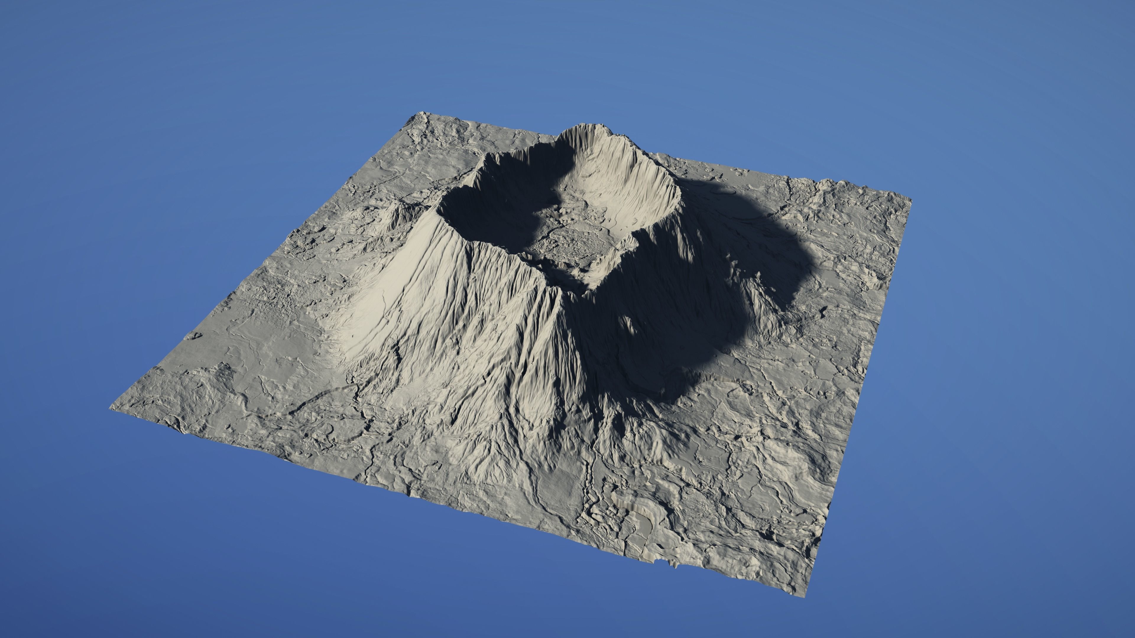 Landscape Environment Volcano 01 3D model_1