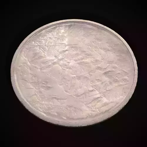 Silver Byzantine Banquet Plate