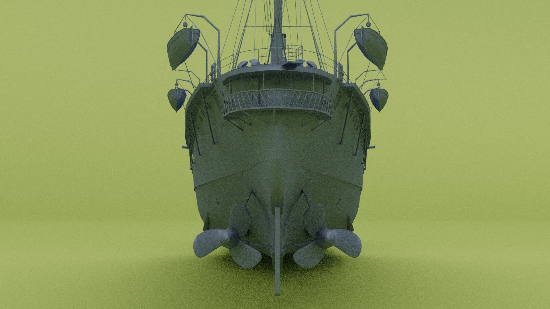 HMS Minotaur Class - cruiser 3D model_13