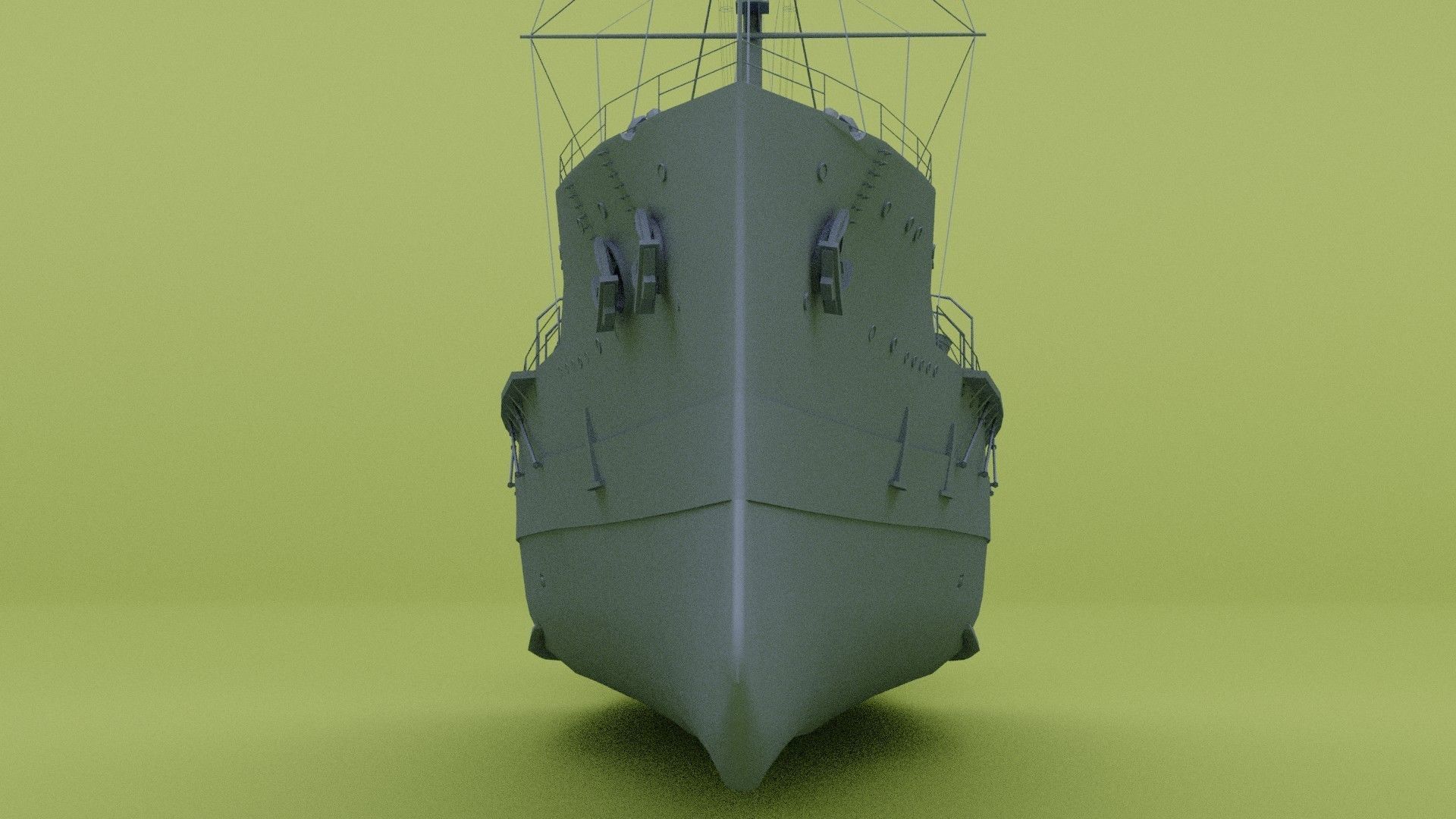 HMS Minotaur Class - cruiser 3D model_12