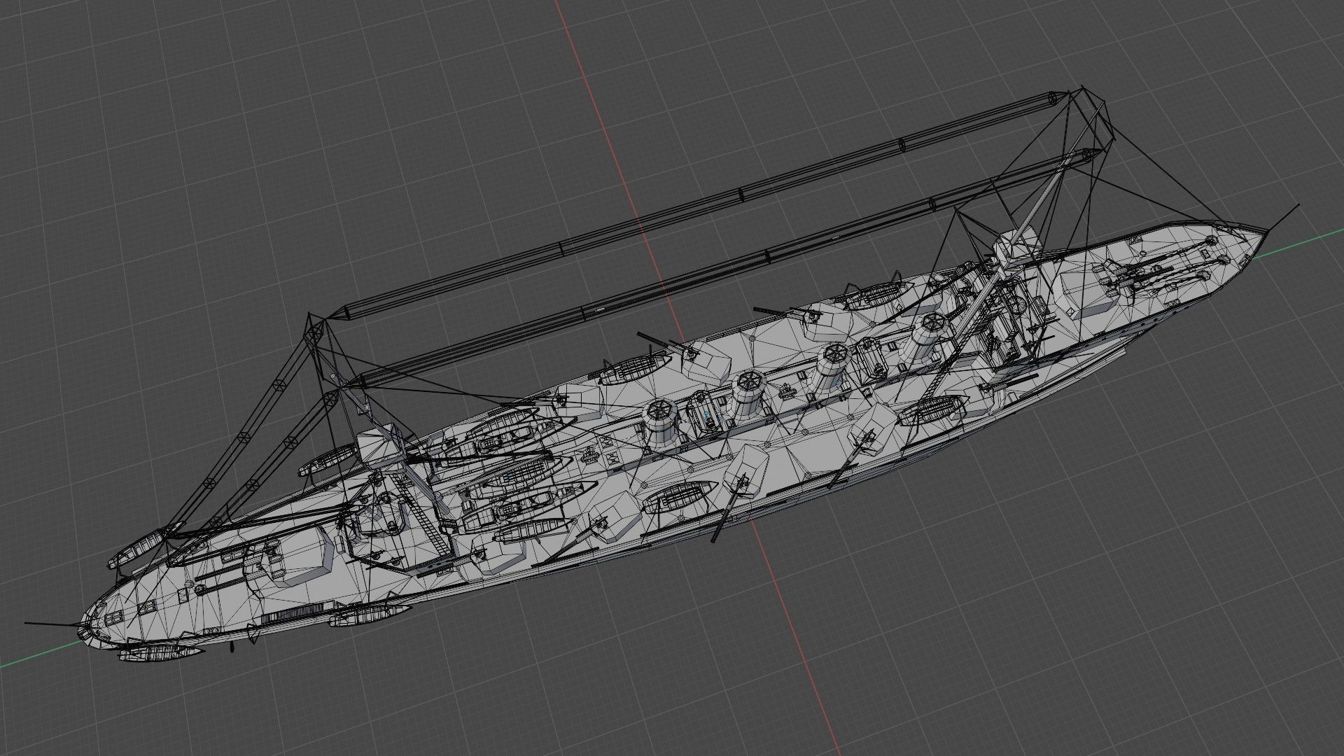 HMS Minotaur Class - cruiser 3D model_22