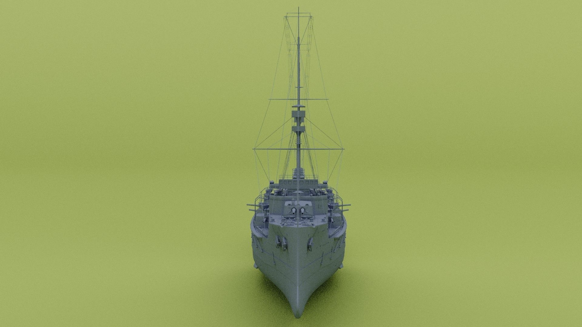 HMS Minotaur Class - cruiser 3D model_10