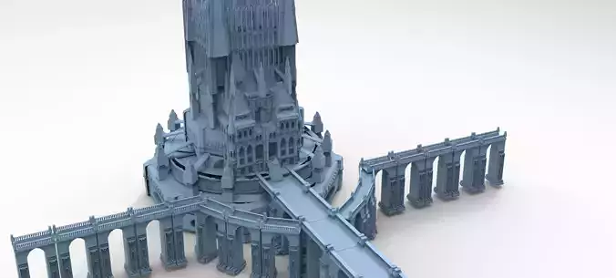 Barons Tower 9 3D model