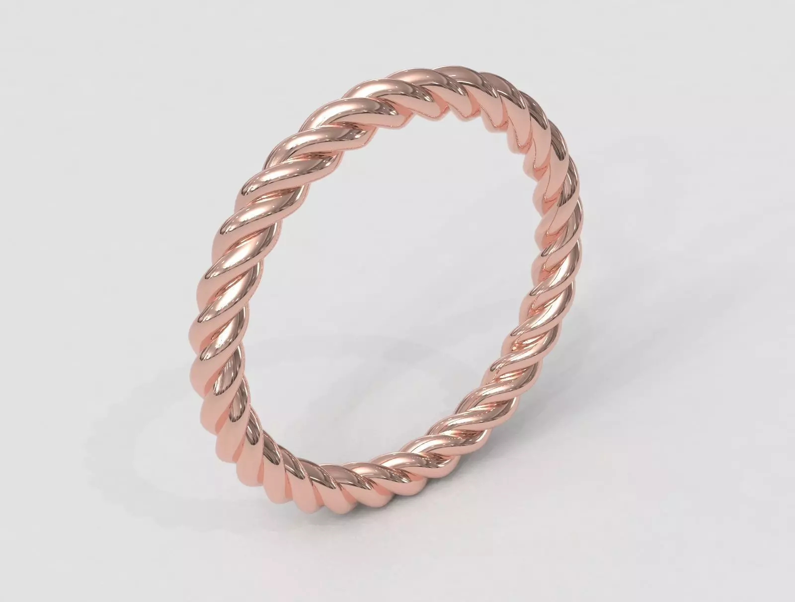 Rope Texture Bands 3D print model_0