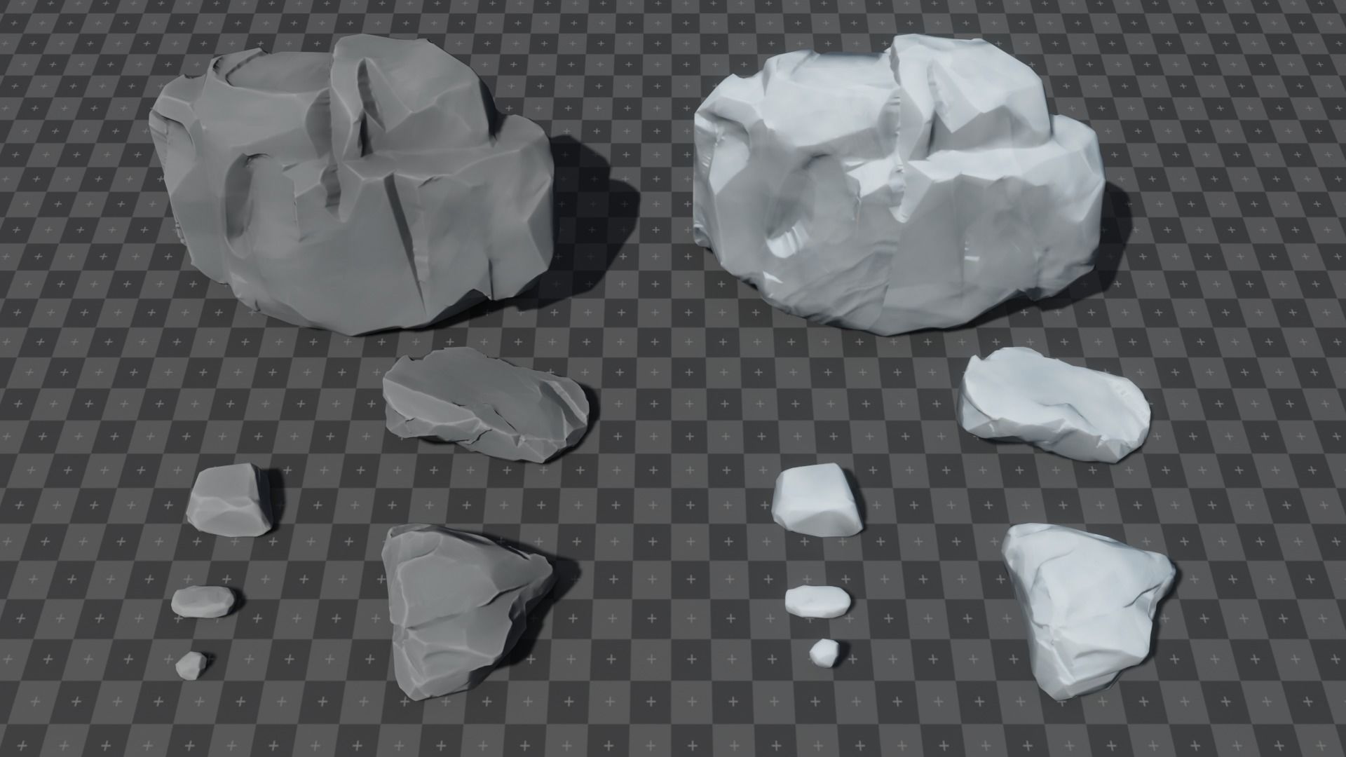 Stylized pack 01 - Forest Low-poly 3D model_5