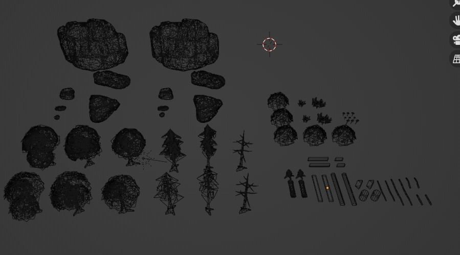 Stylized pack 01 - Forest Low-poly 3D model_14