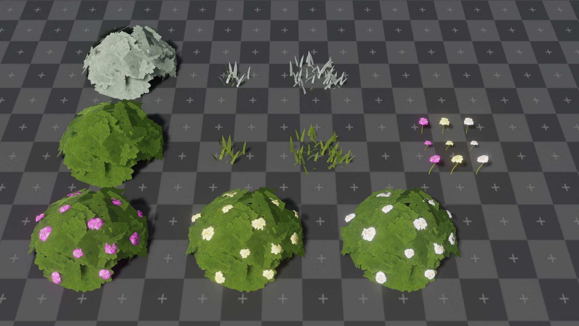 Stylized pack 01 - Forest Low-poly 3D model_6