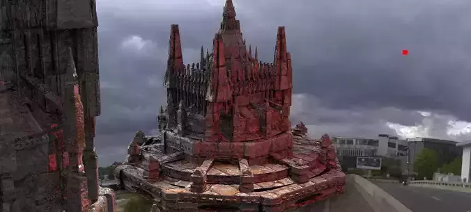 Arch Barons Tower 3  3D model