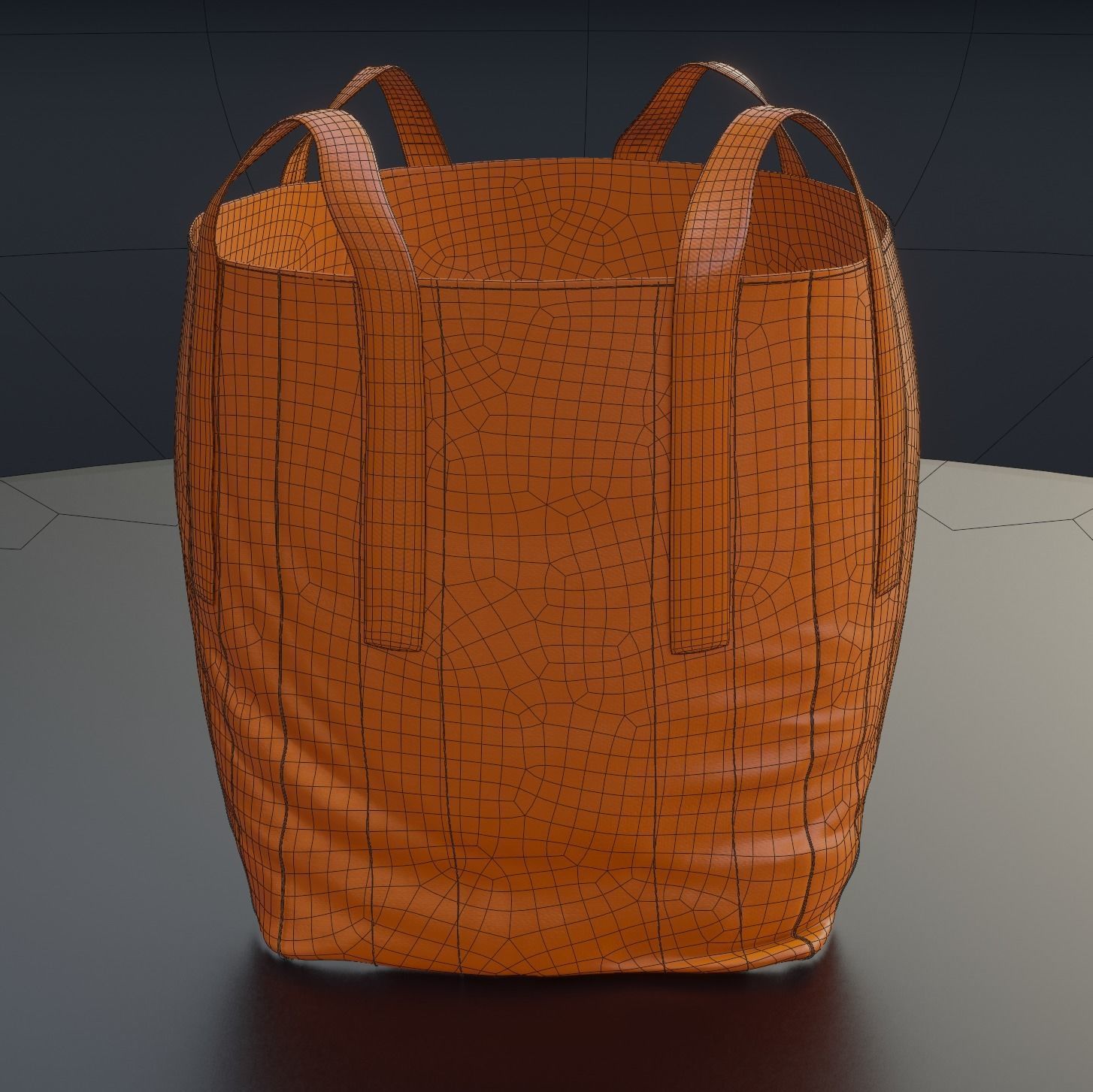 Industrial Bulk Bags Combo Low-poly 3D model_27