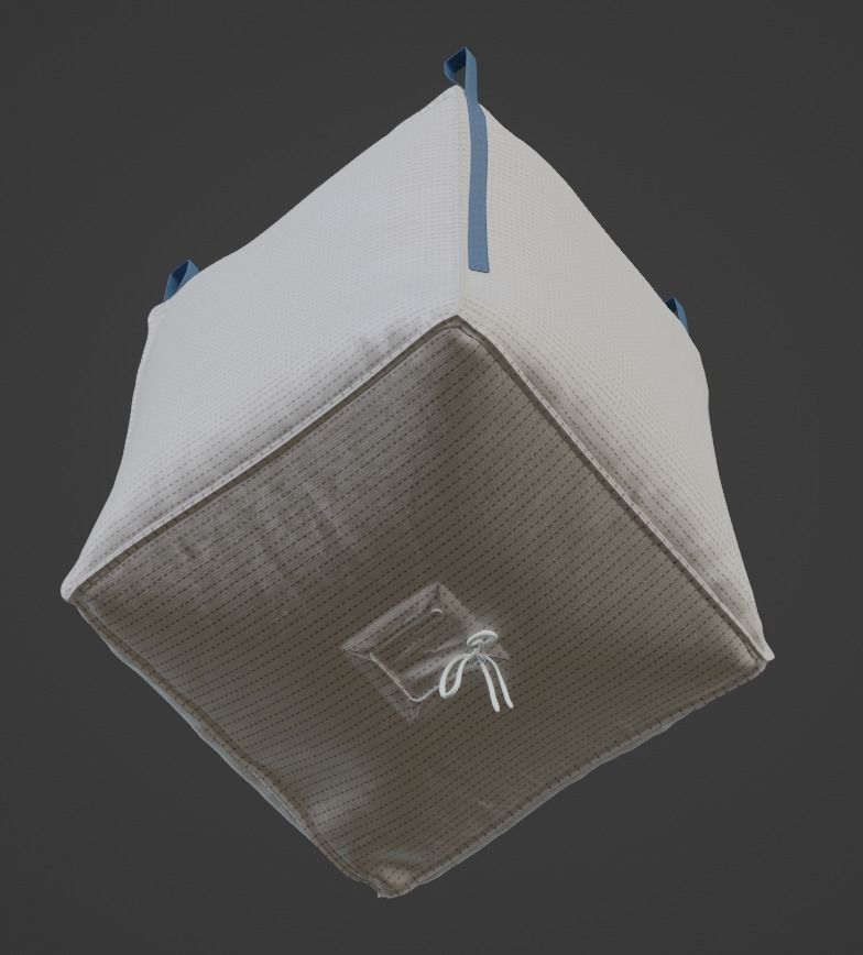Industrial Bulk Bags Combo Low-poly 3D model_8