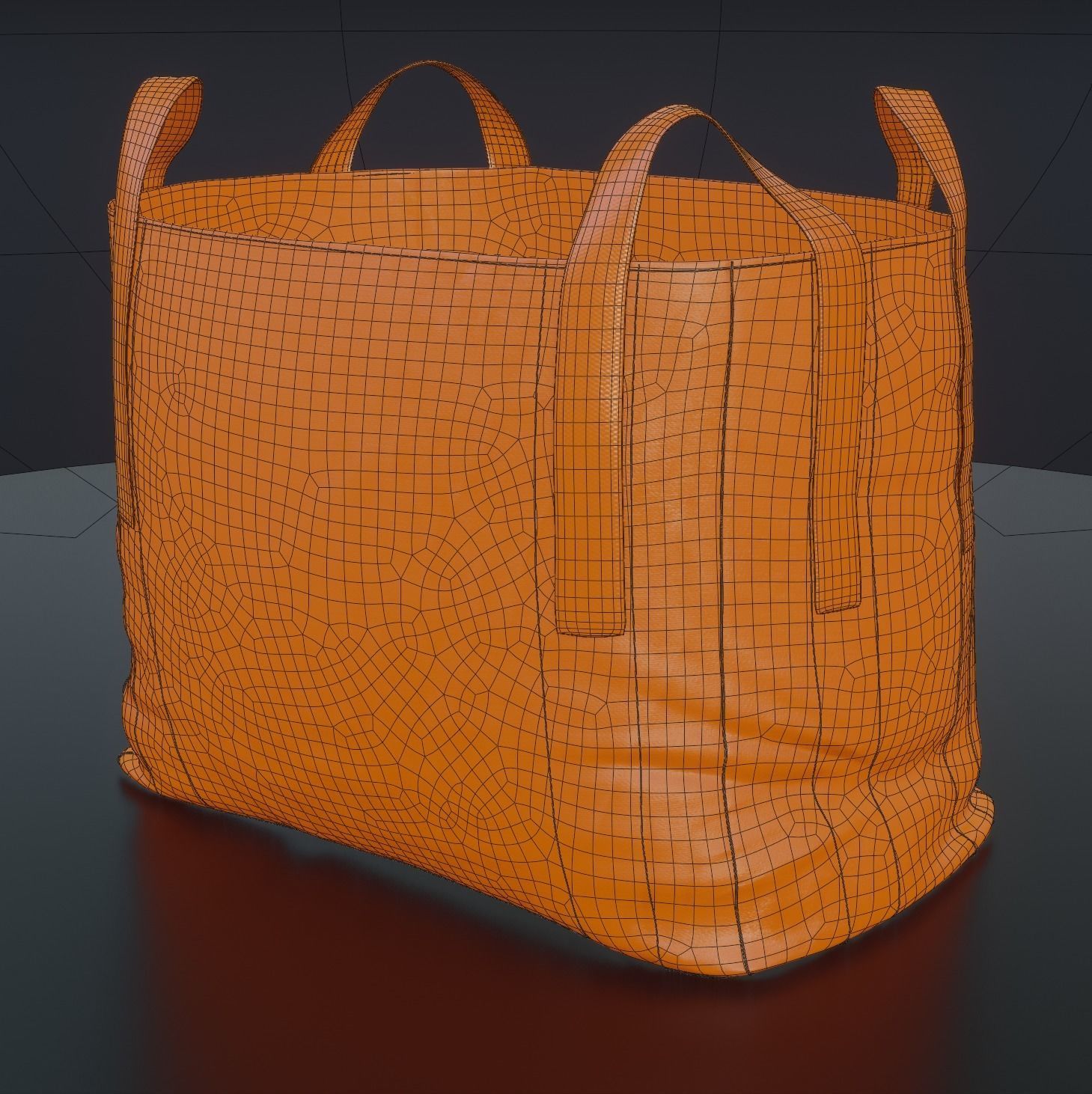 Industrial Bulk Bags Combo Low-poly 3D model_33