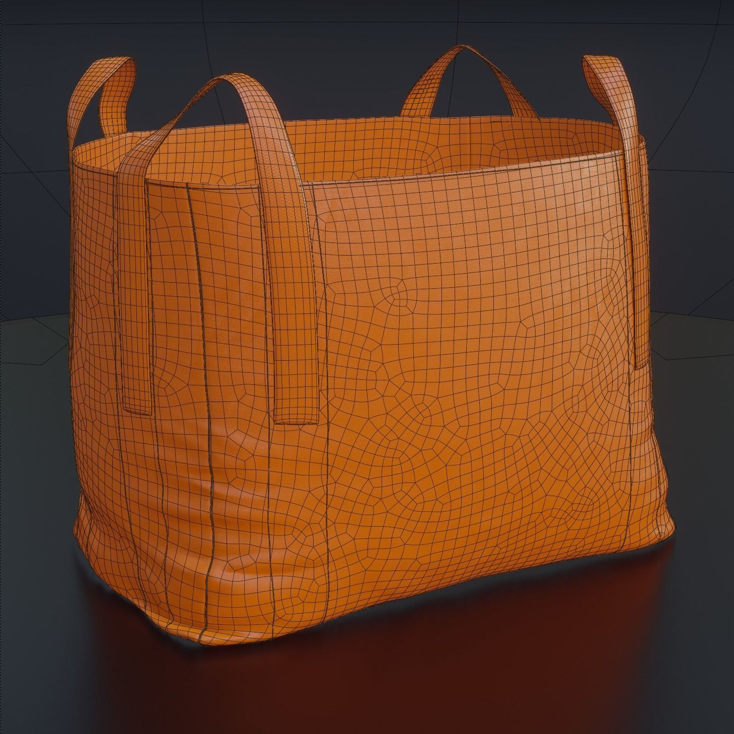 Industrial Bulk Bags Combo Low-poly 3D model_32