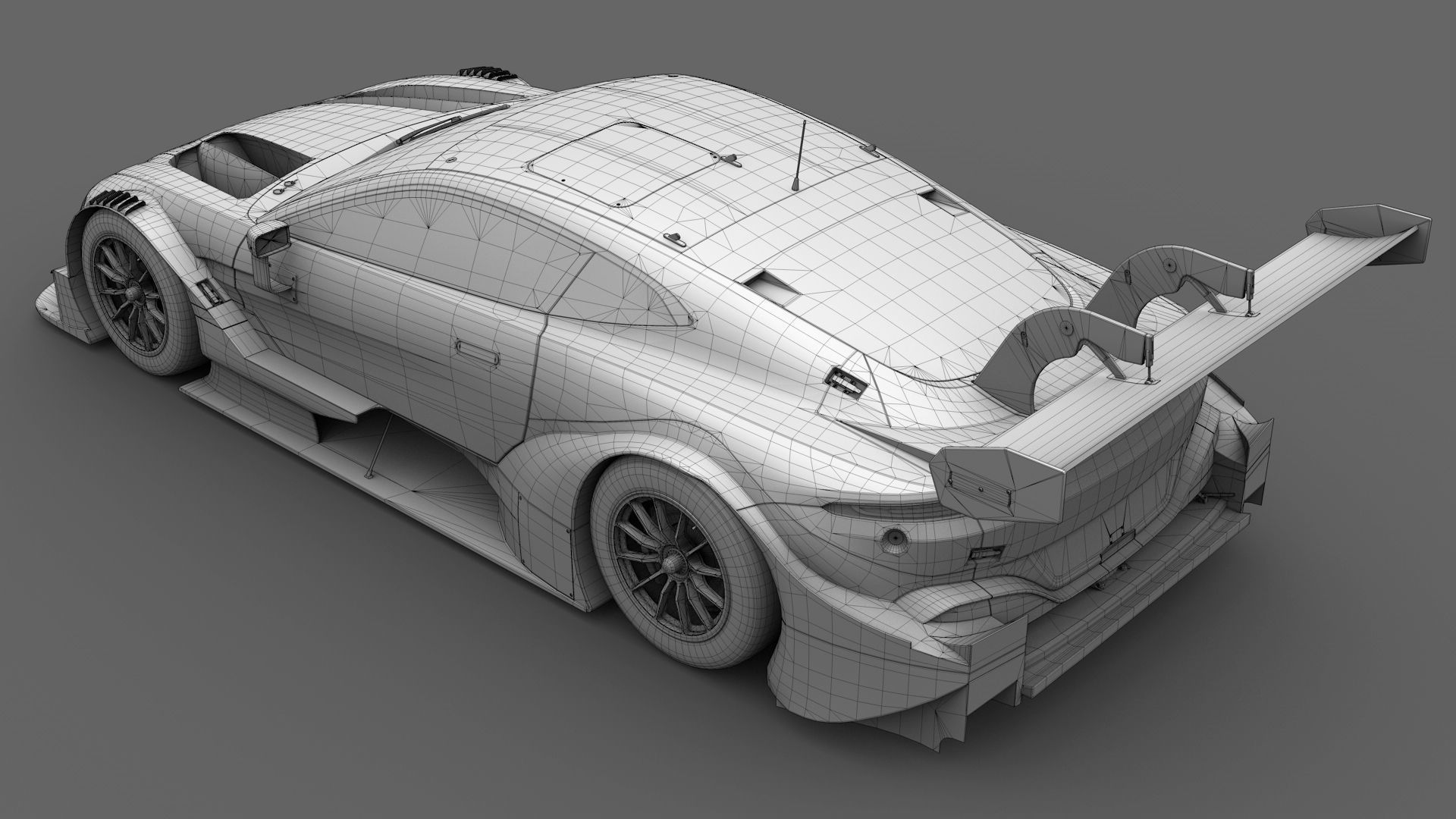  Aston Martin AMR Vantange DTM 2019 GT500 Low-poly 3D model_11