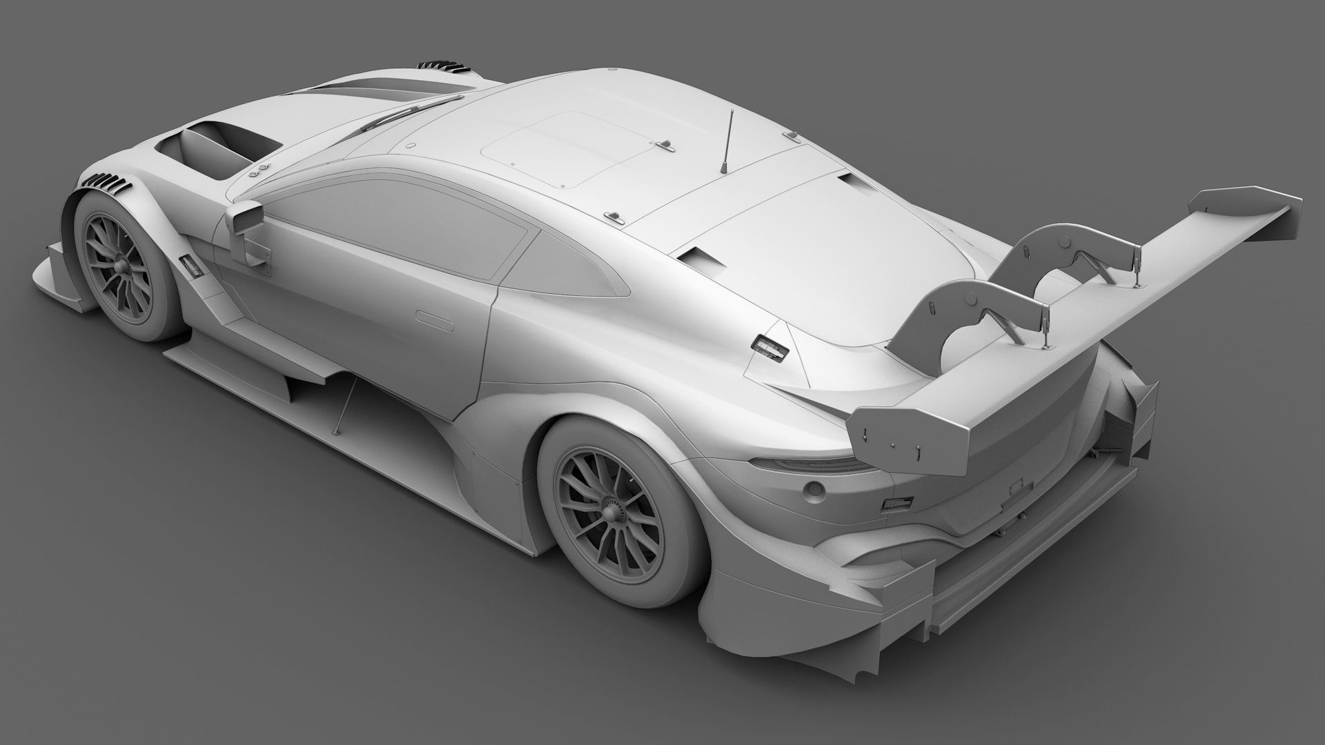  Aston Martin AMR Vantange DTM 2019 GT500 Low-poly 3D model_10