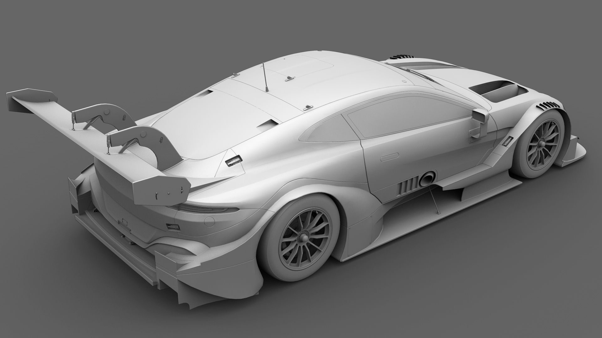  Aston Martin AMR Vantange DTM 2019 GT500 Low-poly 3D model_17