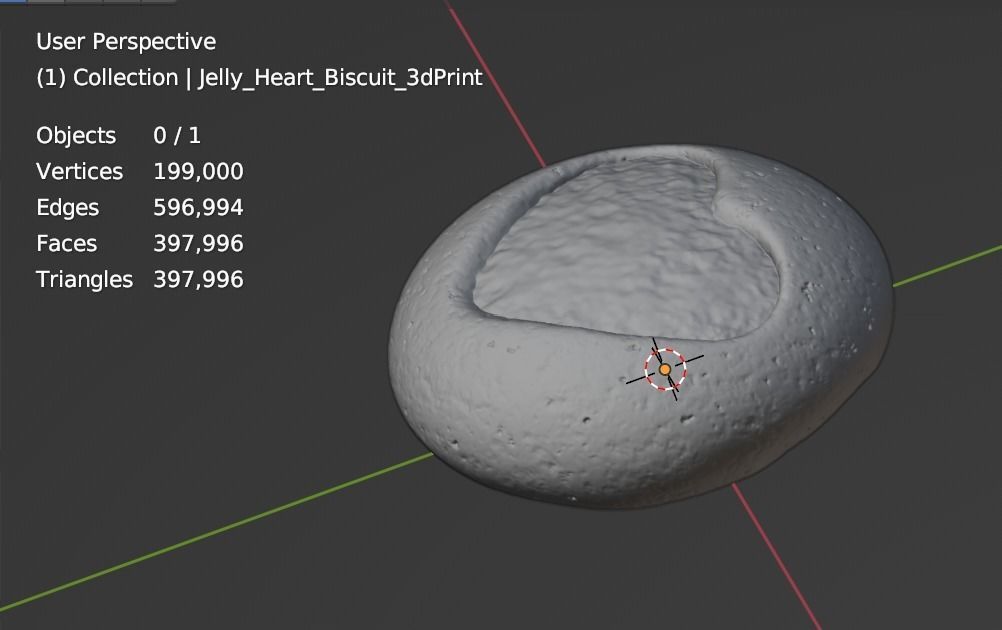Jelly Heart Biscuit 3d Print 3D print model_27
