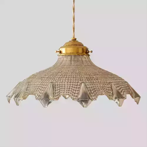 Flower Art Deco Glass Chandelier