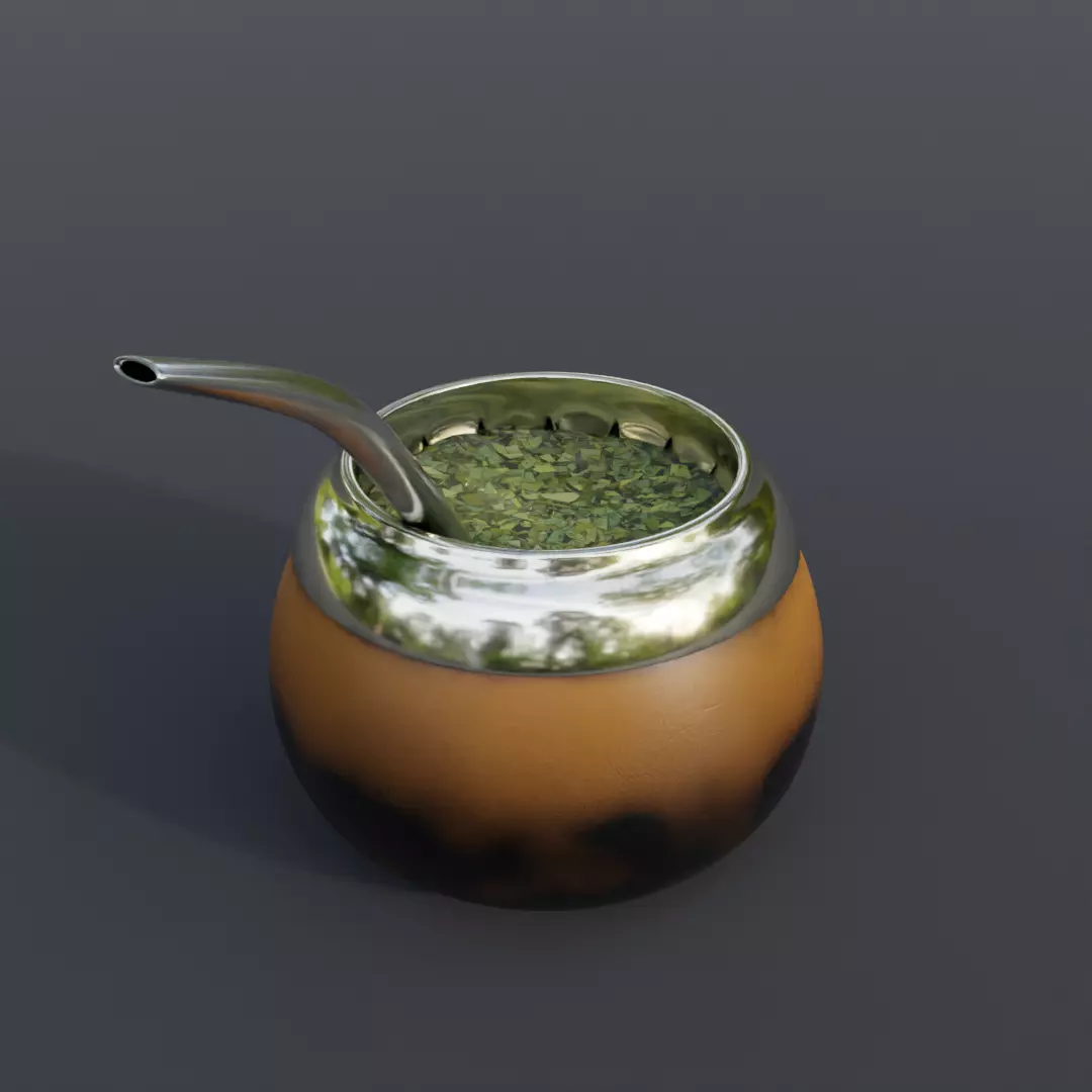 Yerba Mate Gourd Free 3D model