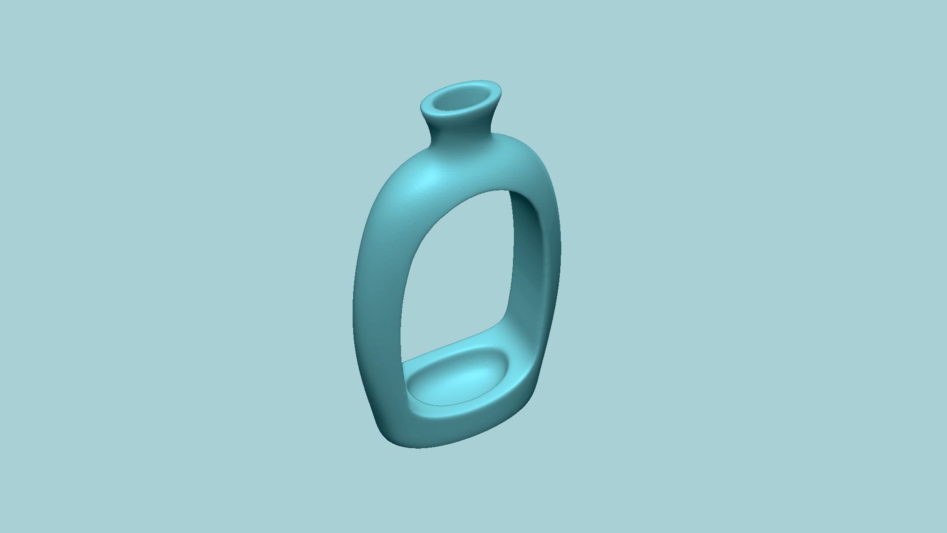 Empty Vases 02 - Modern Plant Vase - STL Printable 3D print model_14