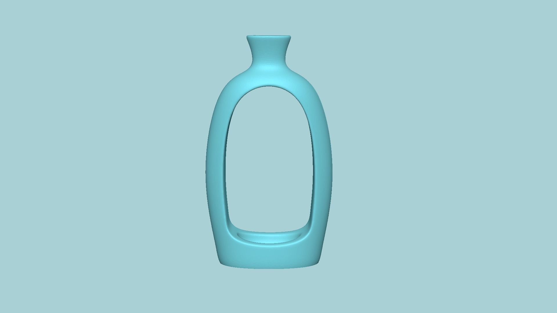 Empty Vases 02 - Modern Plant Vase - STL Printable 3D print model_11