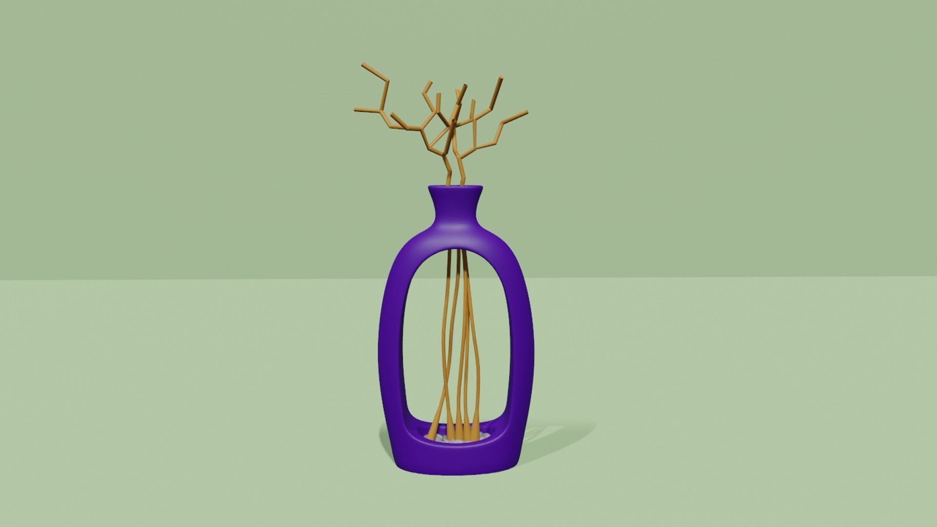 Empty Vases 02 - Modern Plant Vase - STL Printable 3D print model_4